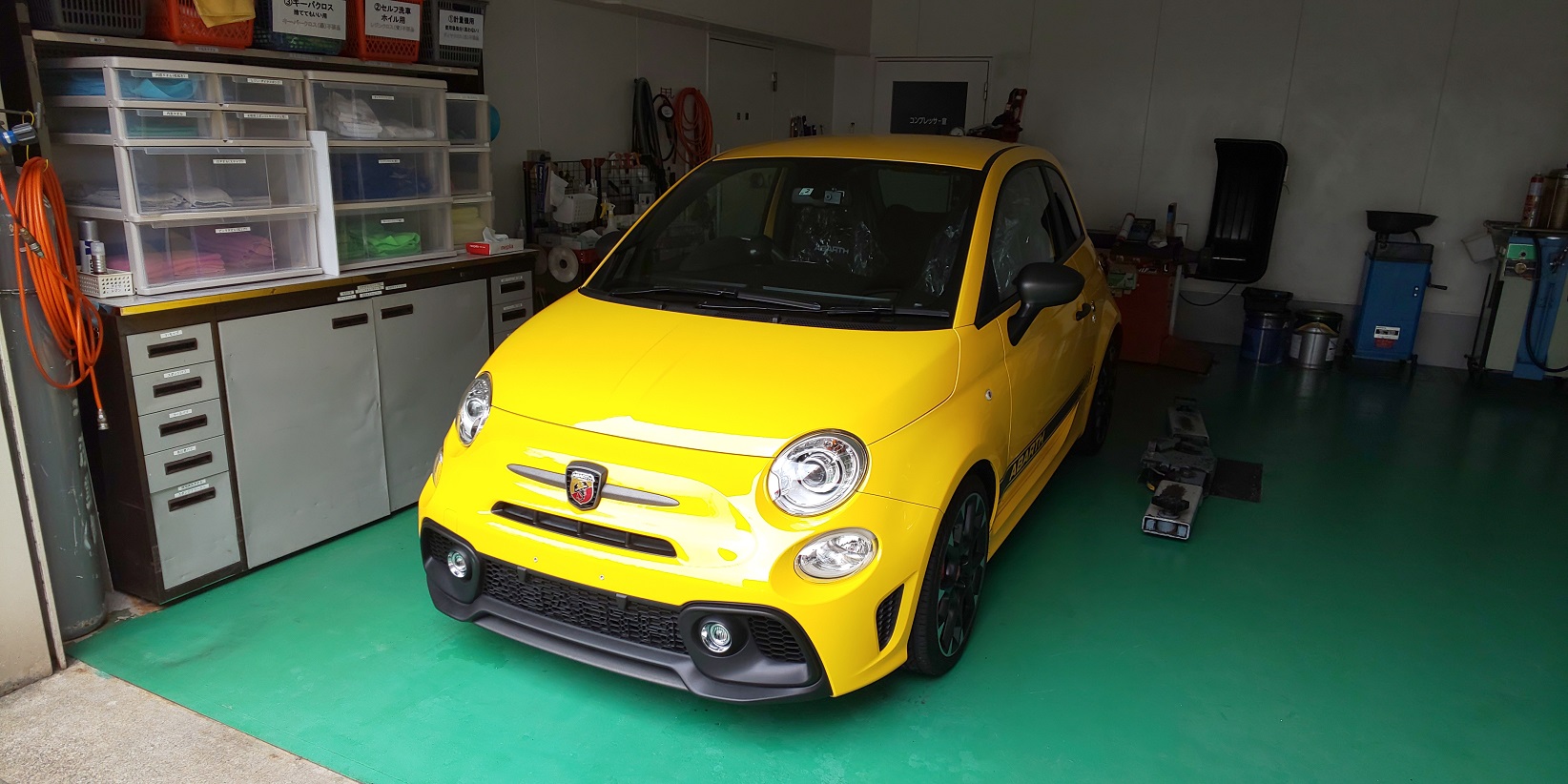 感謝 納車アバルト５９５コンペティツィオーネ オートバックス カーズ
