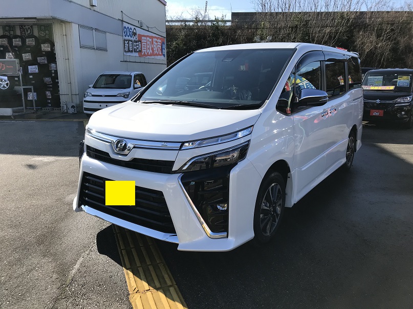 感謝 祝 新車納車 トヨタ ヴォクシー 煌 キラメキ 福井県